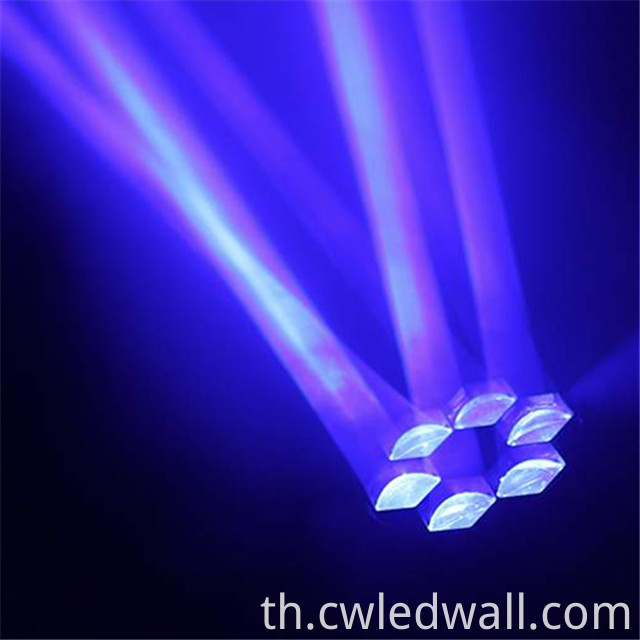 6×15W Mini Bee Eye Stage Lights effect display